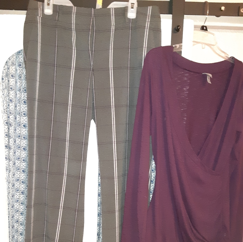 Loft work pants & bonus top